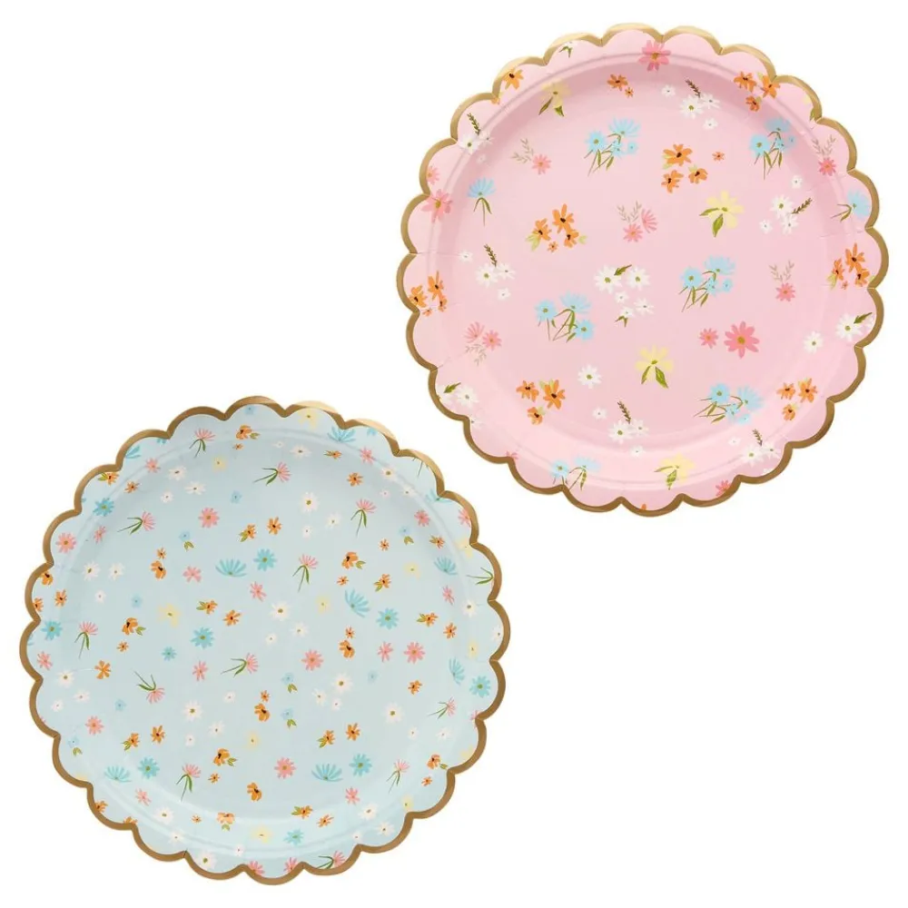 CG Global Products Ltd Paptallerkener Floral Pastel - Borddækning