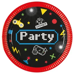 Globos Europe B.V. Paptallerkener Gaming Party - Borddækning