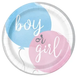 New Unique UK Inc t/as Unique Party Paptallerkener Gender Reveal Boy & Girl