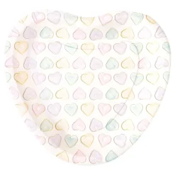 Best Globos Europe B.V. Paptallerkener Hjerter Watercolor