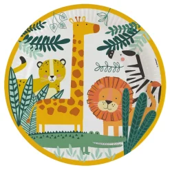 Reithmüller Europe GmbH Paptallerkener Jungledyr - Borddækning