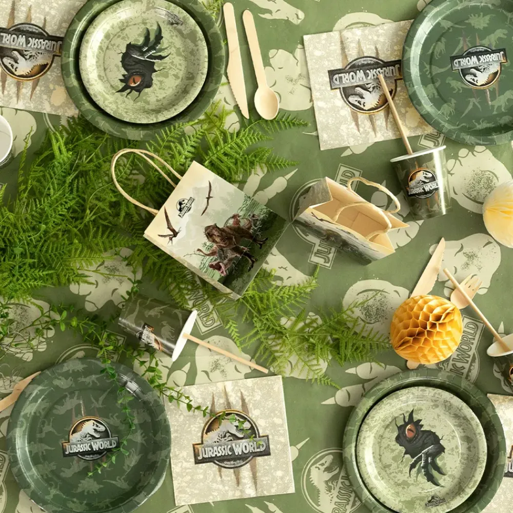 PartyDeco sp. z o.o. Paptallerkener Jurassic World - Borddækning
