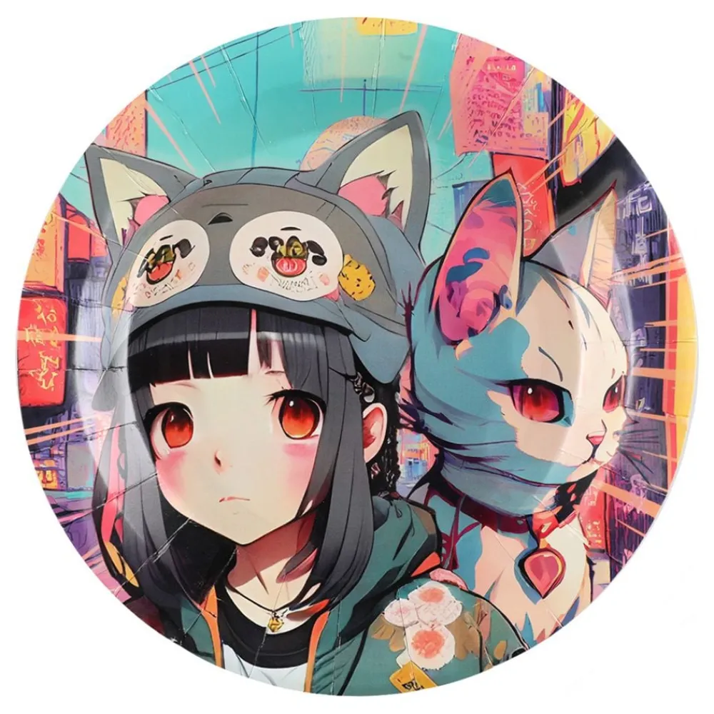 Santex Paptallerkener Manga - Borddækning