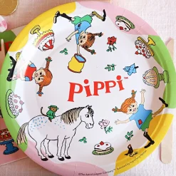 Clearance Hisab/Joker Company AB Paptallerkener Pippi Langstrømpe
