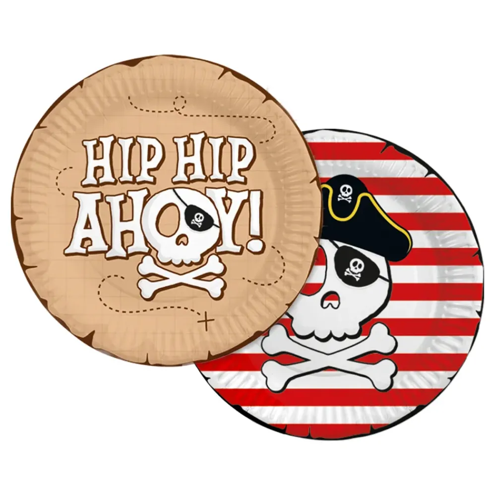 Clearance Globos Europe B.V. Paptallerkener Pirat Hip Hip Ahoy
