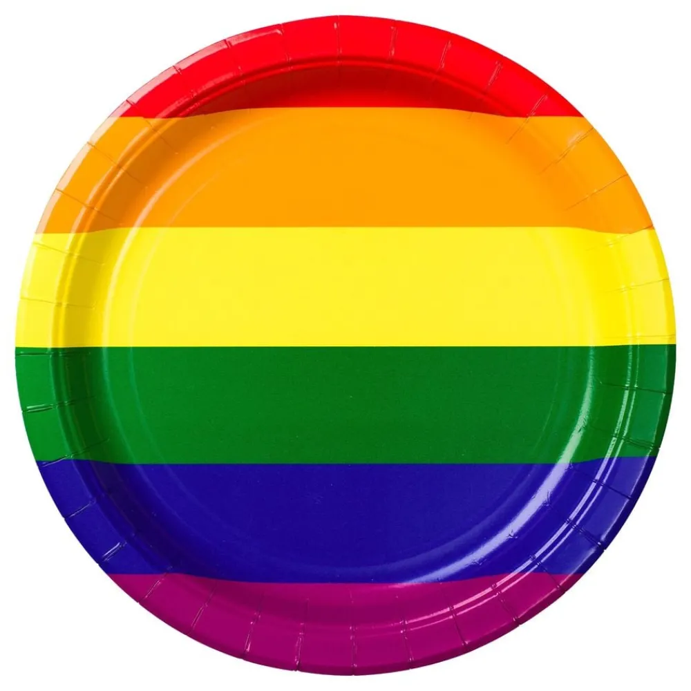 Design House 95 AB Paptallerkener Rainbow - Borddækning