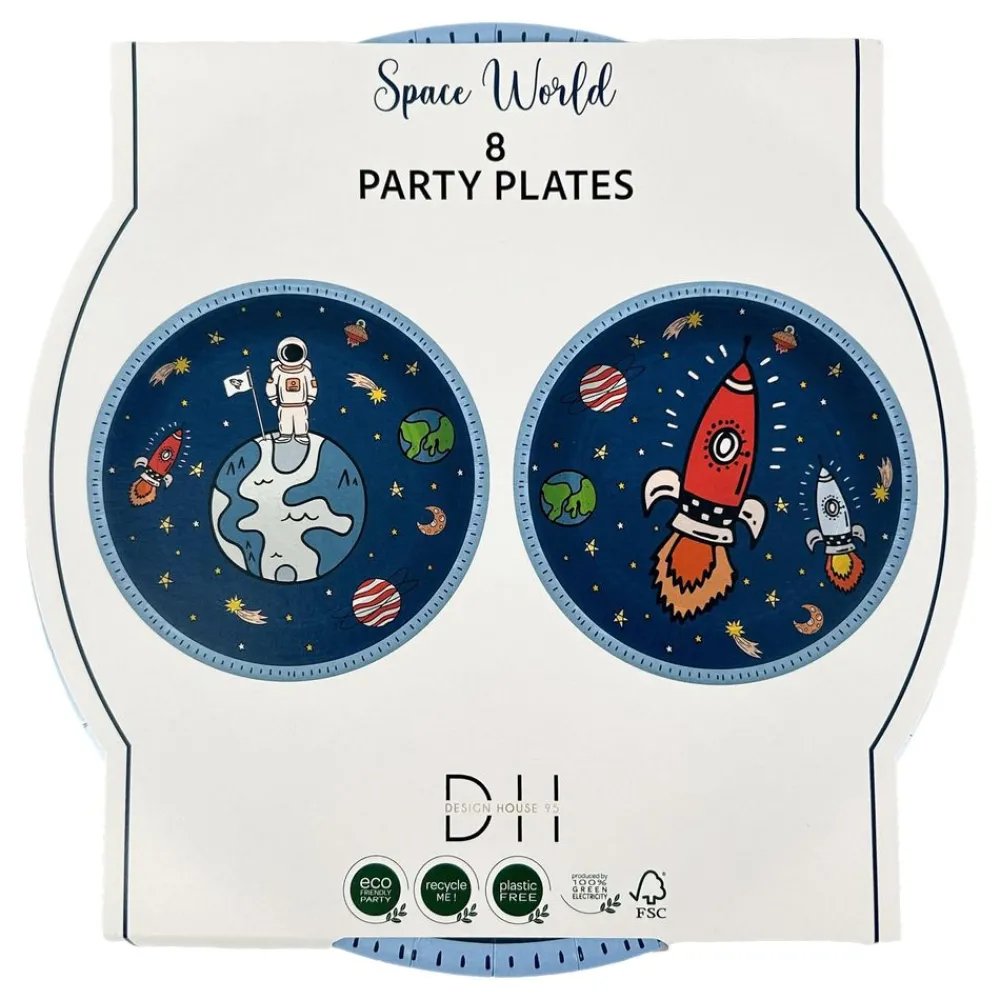 Best Design House 95 AB Paptallerkener Space World