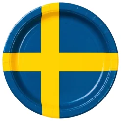 Design House 95 AB Paptallerkener Sverige - Flag|Borddækning