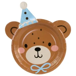PartyDeco sp. z o.o. Paptallerkener Teddybjørn - Borddækning