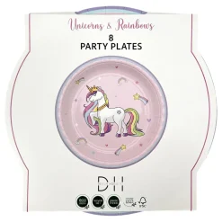Design House 95 AB Paptallerkener Unicorns & Rainbows - Borddækning