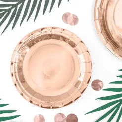Clearance PartyDeco sp. z o.o. Paptallerken Roséguld