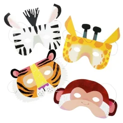 Talking Tables Ltd Party Animals Papmasker Børn - Kostumetema|Masker
