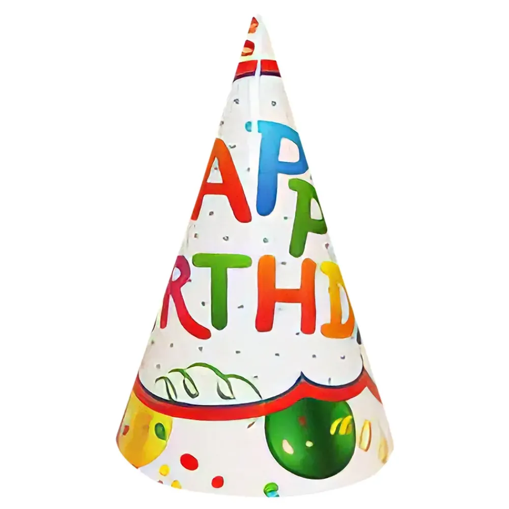 Inter Agenturer AB Partyhatte Happy Birthday - Festtilbehør