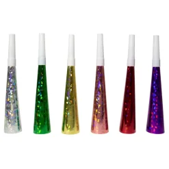 New Folat B.V. Partyhorn Holografiske Flerfarvede