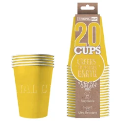 Original Cup SAS Party Krus Papir Gul - Spil & Leg|Borddækning