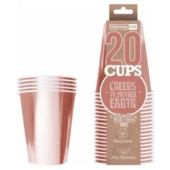 Hot Original Cup SAS Partykrus Papir Roséguld