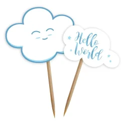 Sale Folat B.V. Partypicks Baby Shower Blå med Sky