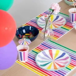Folat B.V. Partypicks Paraply Stripes - Oppyntning|Bagning