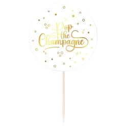Globos Europe B.V. Partypicks Pop the Champagne - Oppyntning|Bagning