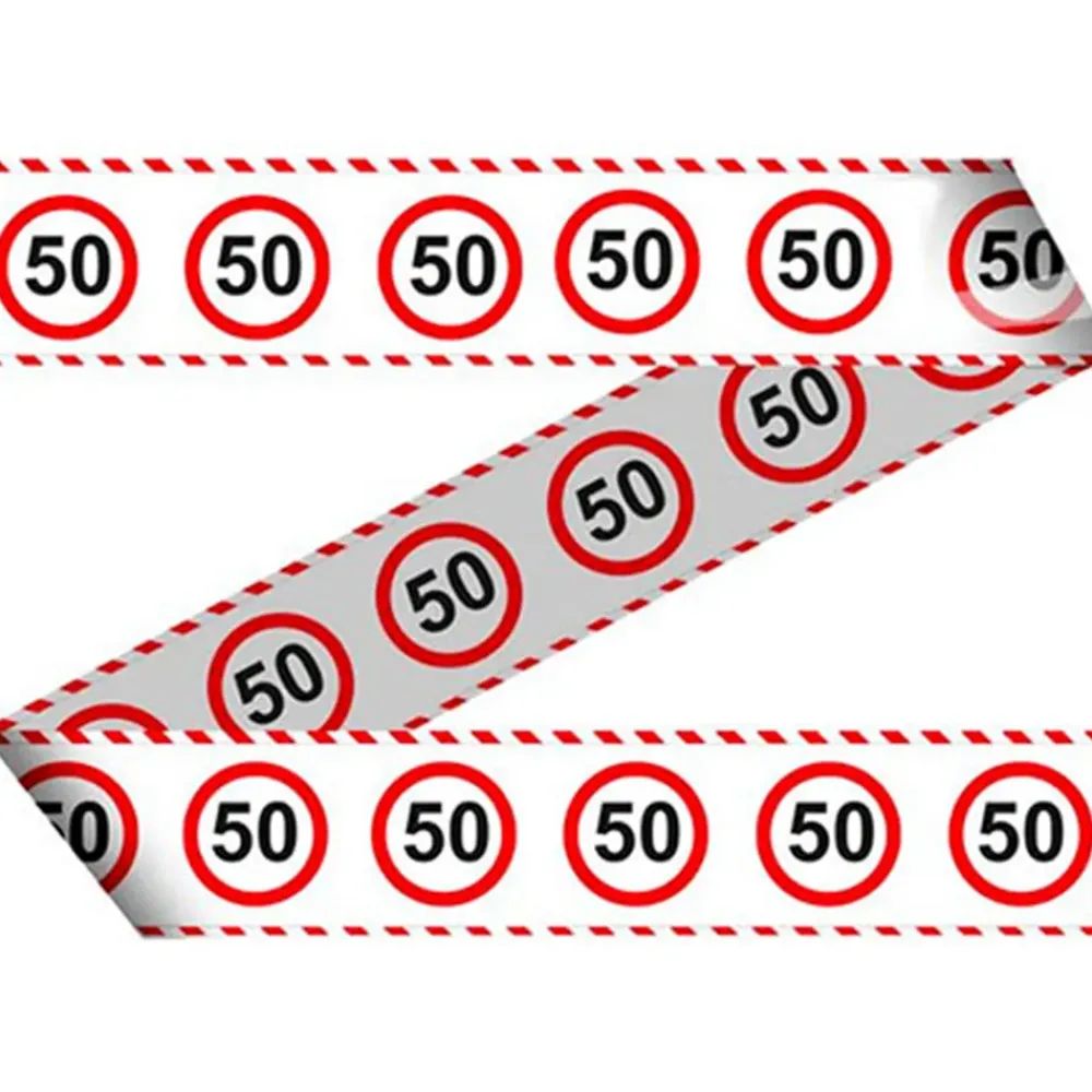 Clearance Folat B.V. Partytape Trafikskilt 50