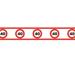 ESPA NV Partytape Trafikskilt 40 - Oppyntning