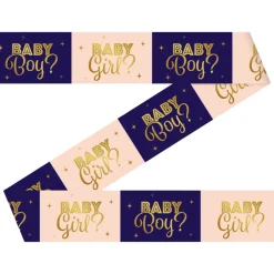 Globos Europe B.V. Partytejp Gender Reveal - Oppyntning