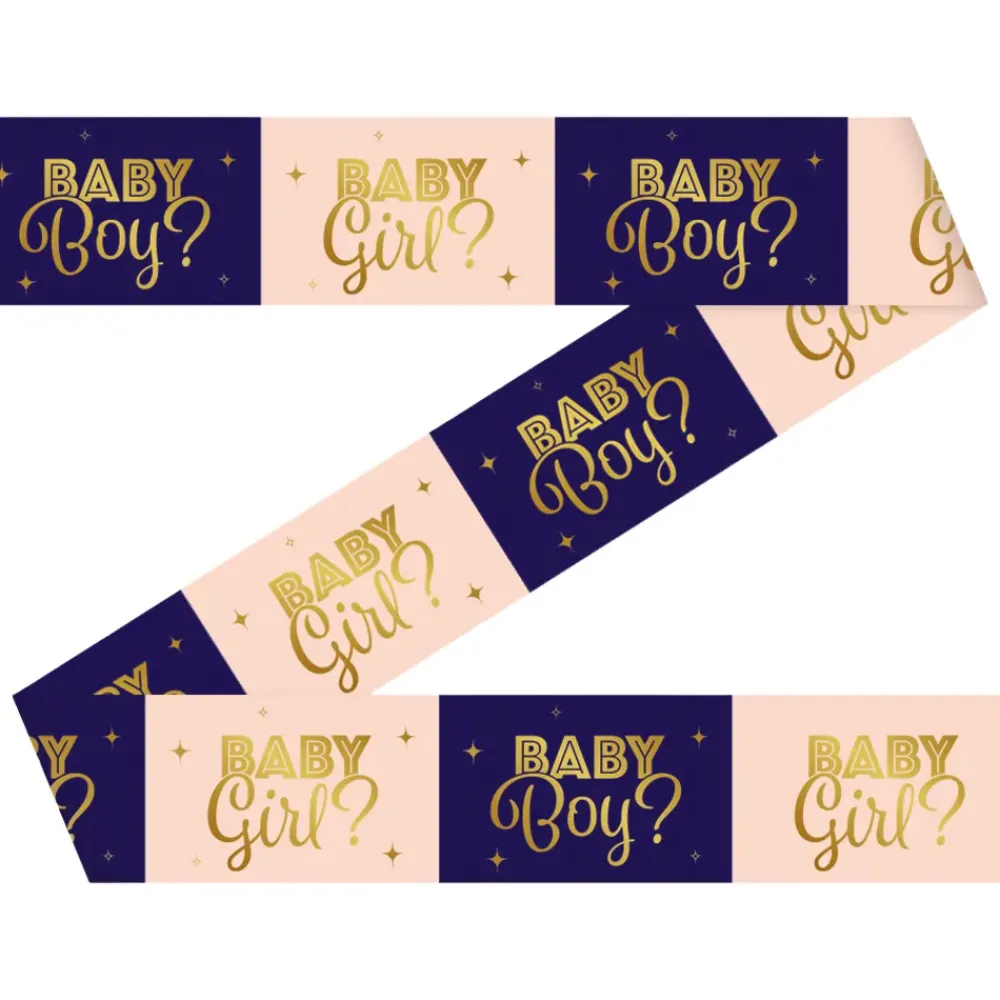 Globos Europe B.V. Partytejp Gender Reveal - Oppyntning