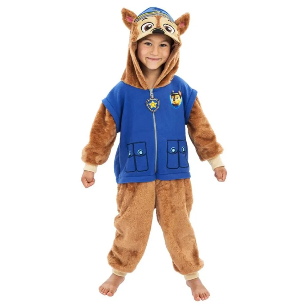 CHAKS Paw Patrol Chase Onesie Børnekostume - Udklædningskostumer|Kostumetema