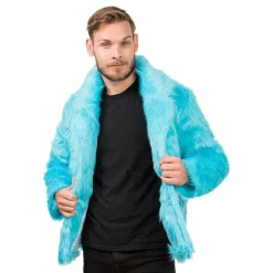 Hot CHAKS Pelsjakke Lyseblå