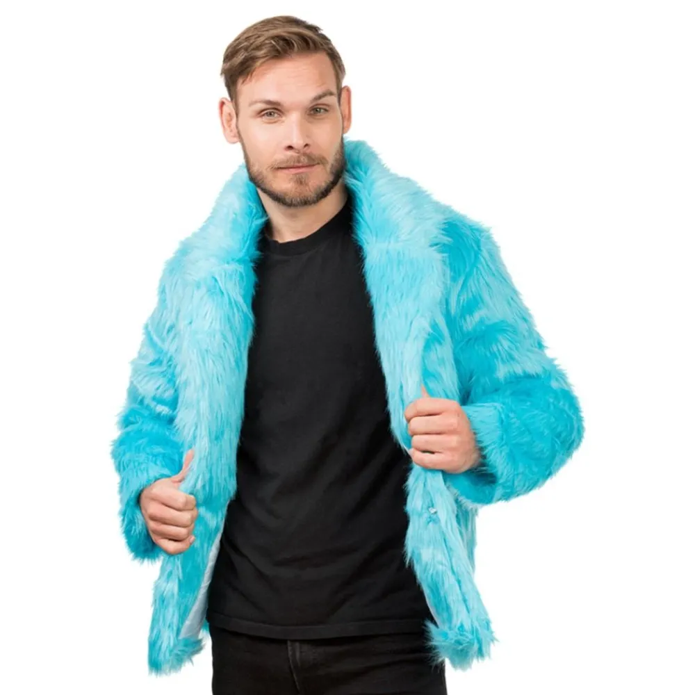 Hot CHAKS Pelsjakke Lyseblå