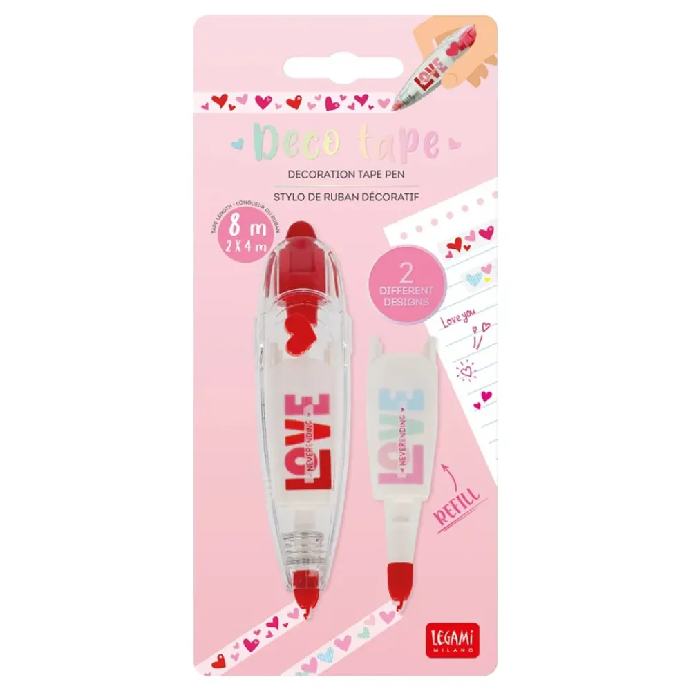 Kidek AB Pen med Dekorationstape Heart - Spil & Leg|Hobby & Fritid