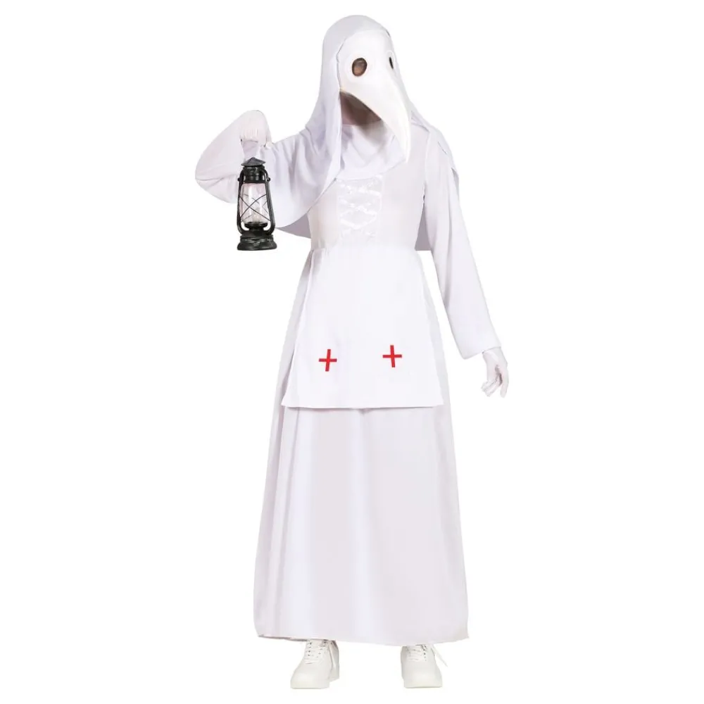 Sale Fiestas Guirca, S.L Pestdoktor Hvid Kostume