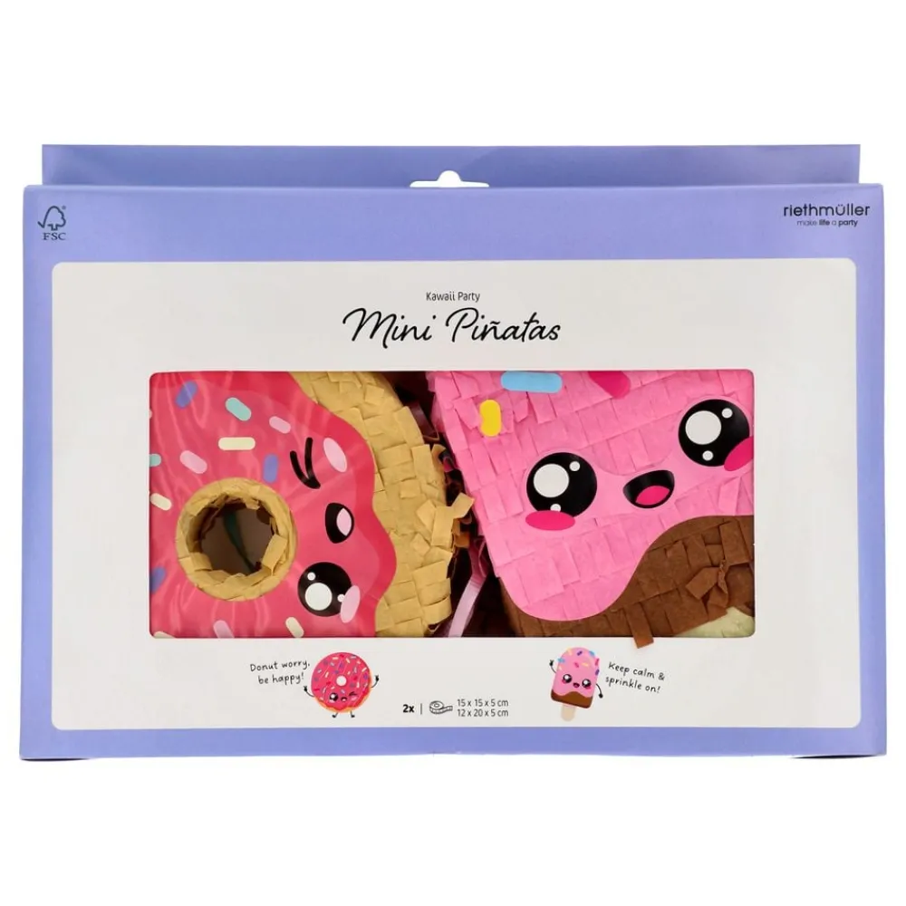 Folat B.V. Piñatas Donut & Is Mini Kawaii - Oppyntning