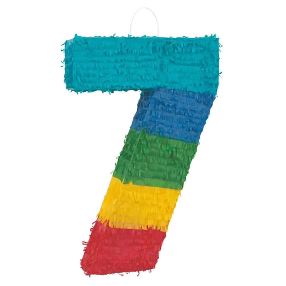 Unique UK Inc t/as Unique Party Piñata Tal Regnbuefarvet - Oppyntning