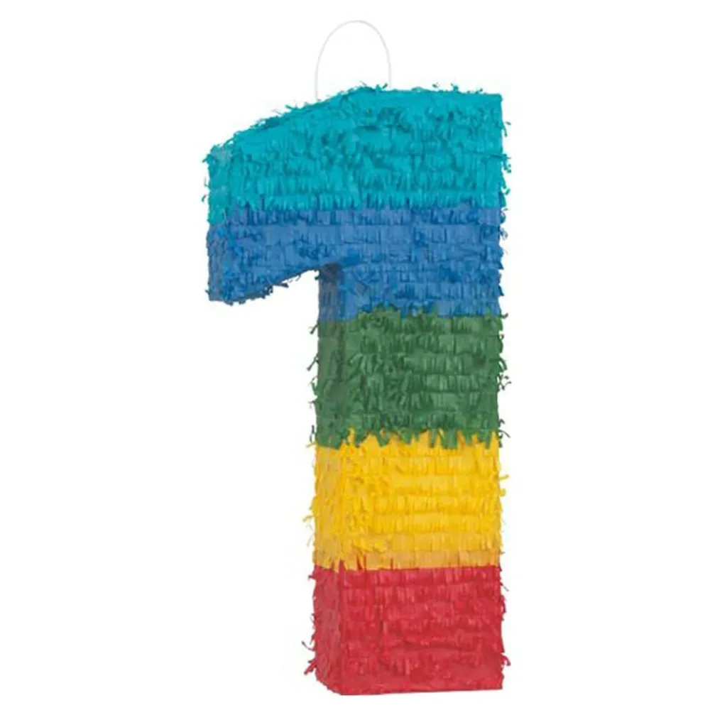 Unique UK Inc t/as Unique Party Piñata Tal Regnbuefarvet - Oppyntning