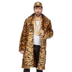 New Wilbers Karnaval B.V. Pimp Pelsfrakke Tiger