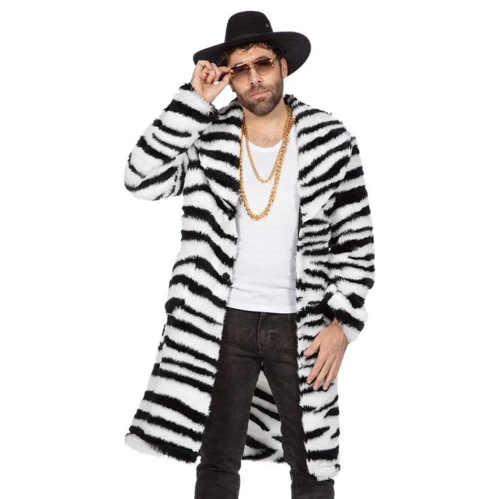 Best Wilbers Karnaval B.V. Pimp Pelsfrakke Zebra