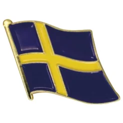 Netshirt Group AB Pin Svensk Flag - Tilbehør|Festtilbehør