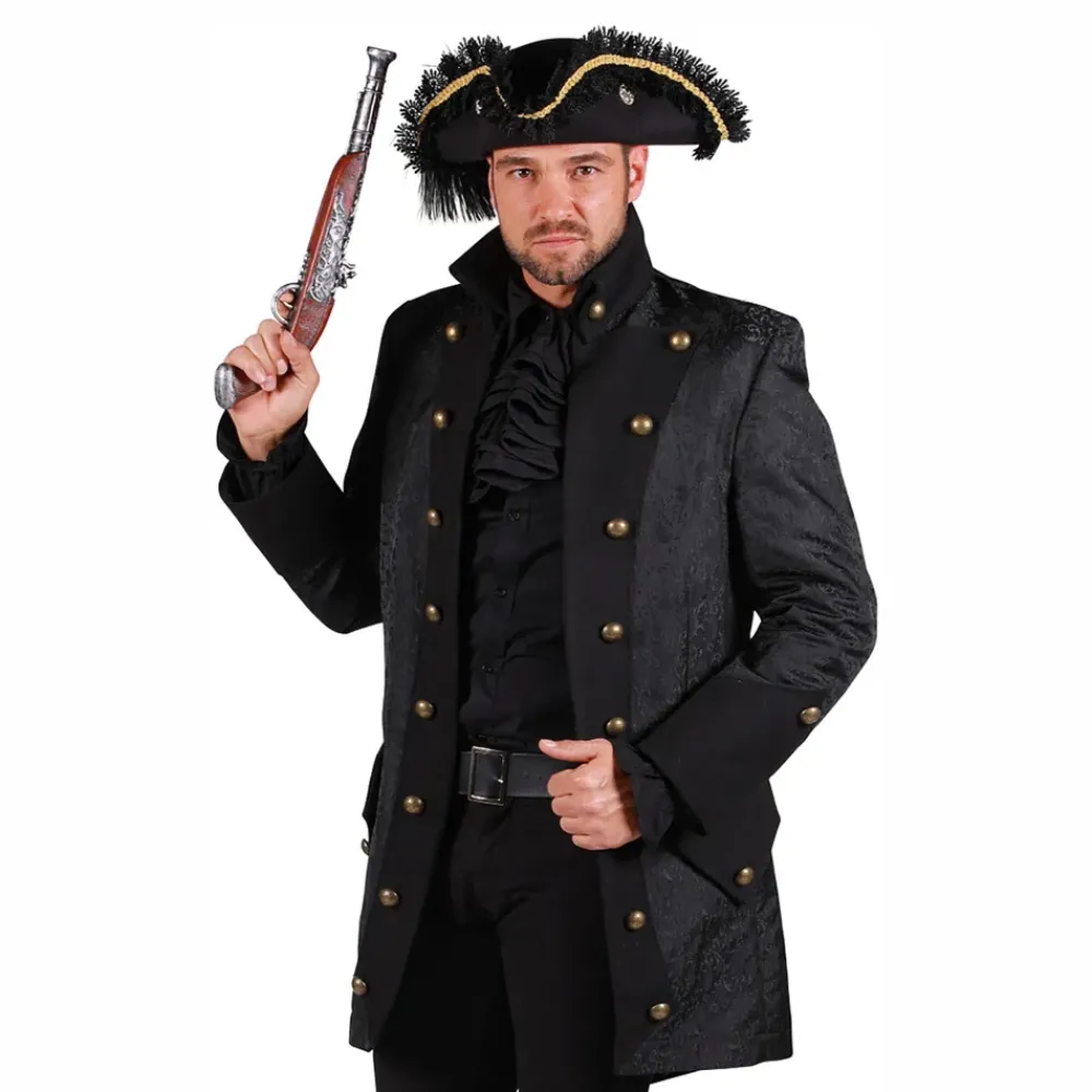 Online Thetru B.V. Piratkappe Herre Sort Deluxe