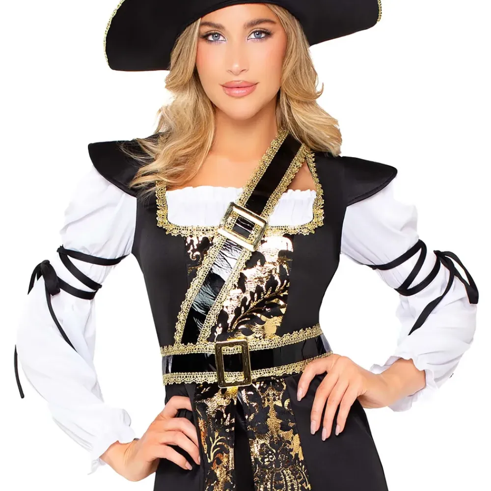 New Leg Avenue Europe Pirat Kaptajn Dame Deluxe Kostume