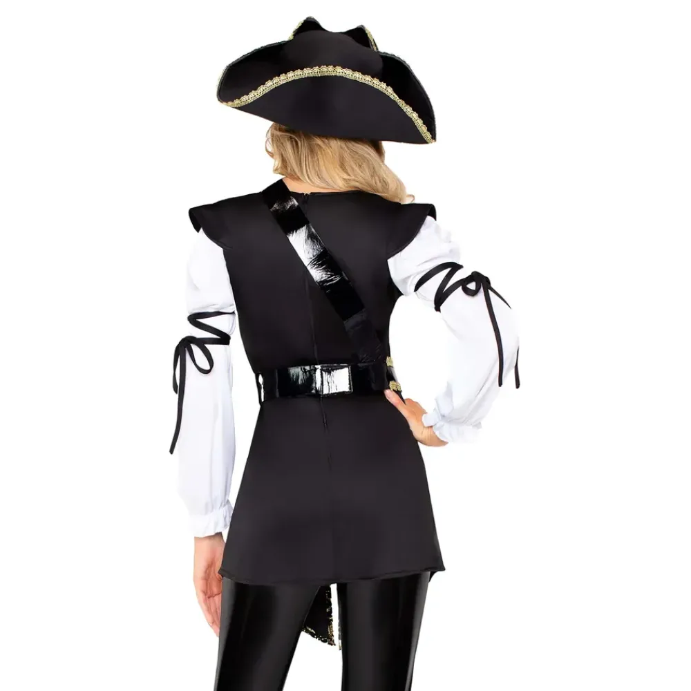 New Leg Avenue Europe Pirat Kaptajn Dame Deluxe Kostume