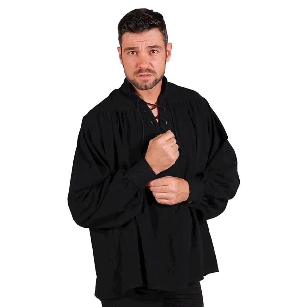Hot Thetru B.V. Piratskjorte Sort Deluxe