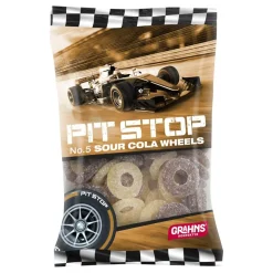 Hultén försäljning AB Pit Stop Sour Cola Wheels - Slik