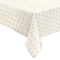 Unique UK Inc t/as Unique Party Plastdug Geometrisk Guld - Borddækning