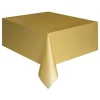 Unique UK Inc t/as Unique Party Plastdug Guld - Kostumetema|Borddækning