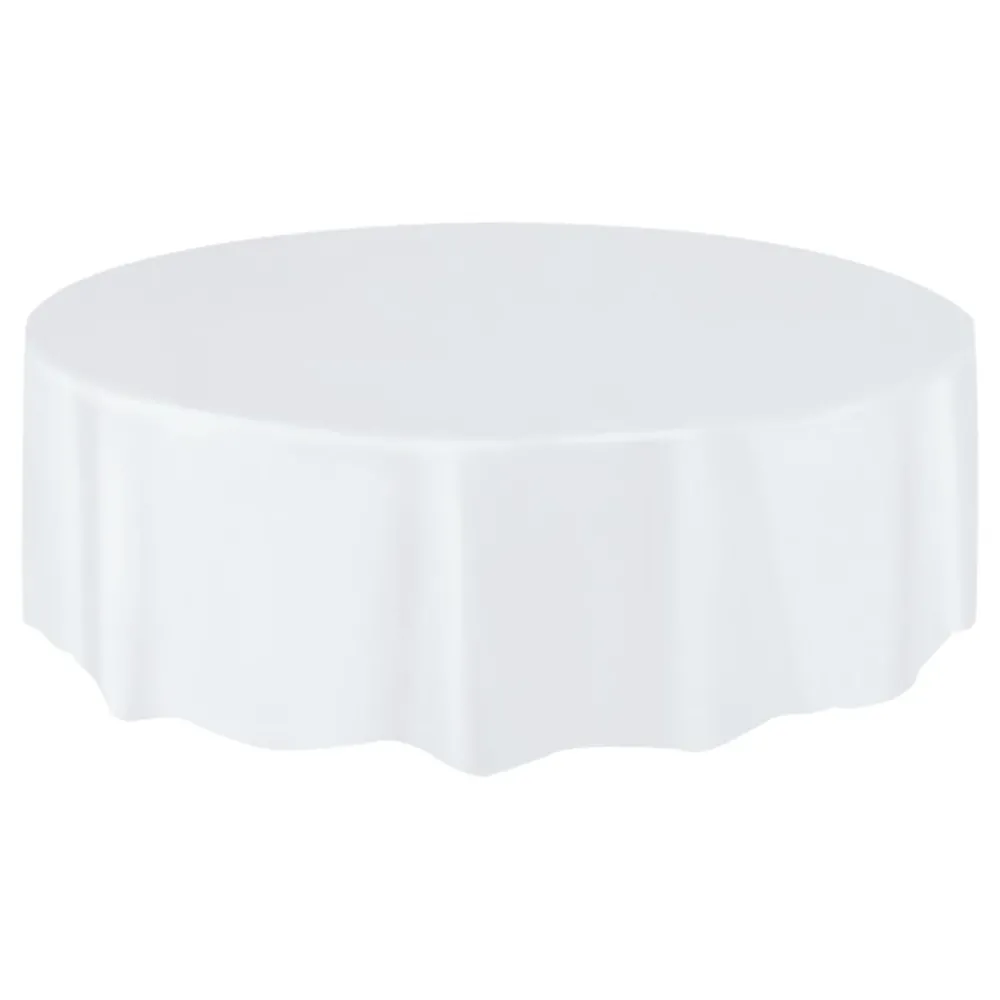 Sale Unique UK Inc t/as Unique Party Plastdug Rund Hvid