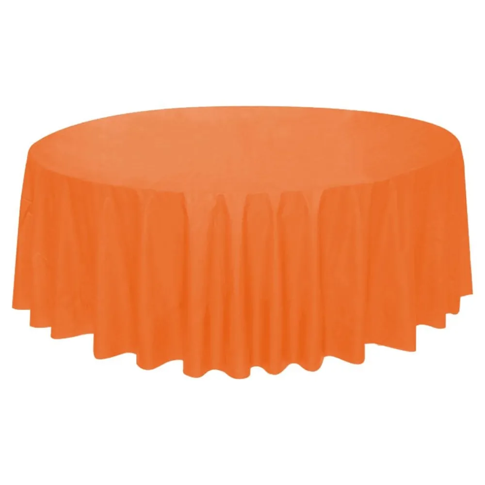 Discount Unique UK Inc t/as Unique Party Plastdug Rund Orange