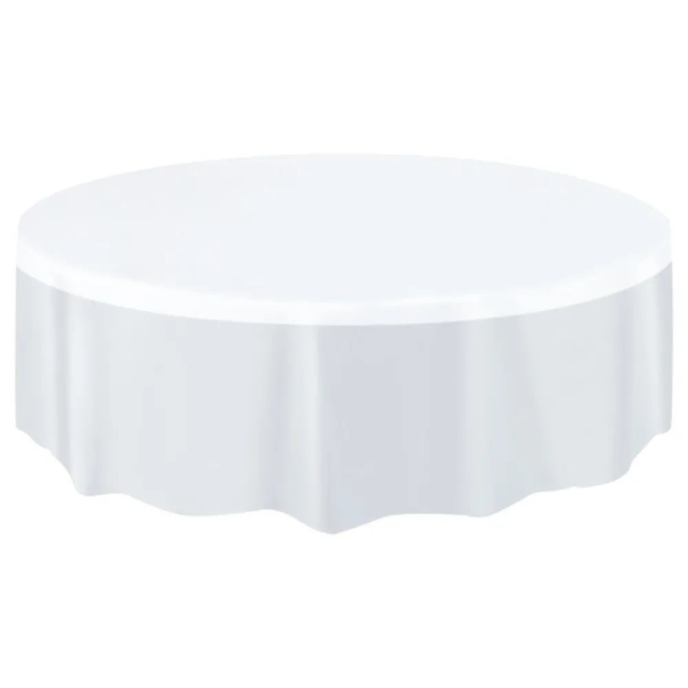 Unique UK Inc t/as Unique Party Plastdug Rund Transparent - Borddækning