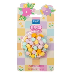 PME CAKE ES S.L. PME Blomster Pastel Sprinkle Charms - Oppyntning|Is