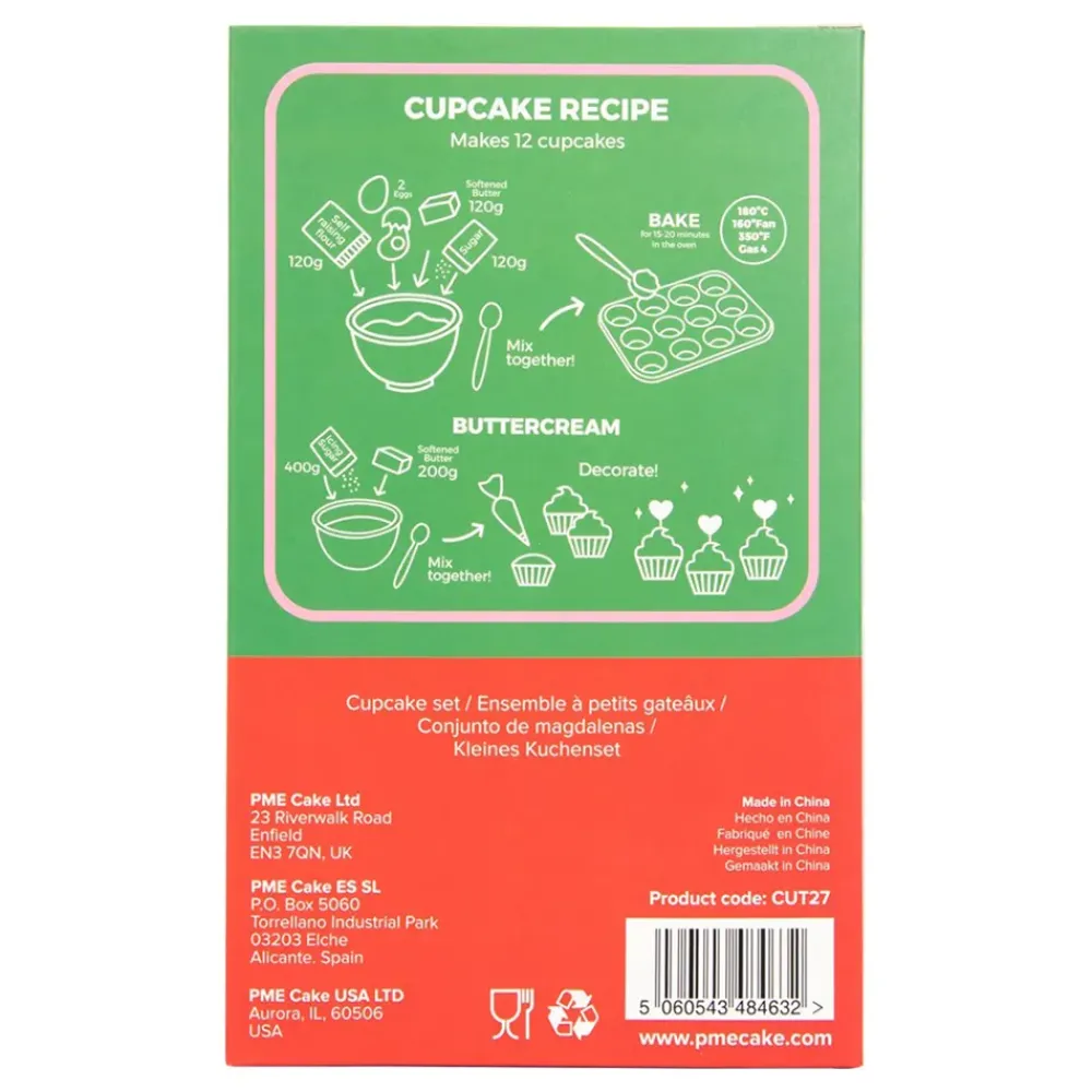 PME CAKE ES S.L. PME Cupcake Kit Nisser - Oppyntning|Bagning